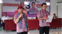 Calon bupati dan wakil bupati, Sahadi dan Alexander Edmond (Diamond) nomor urut 3