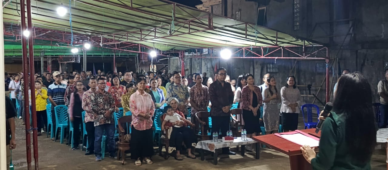 Acara syukuran bupati terpilih, Frederick Edwin bersama timses FENA