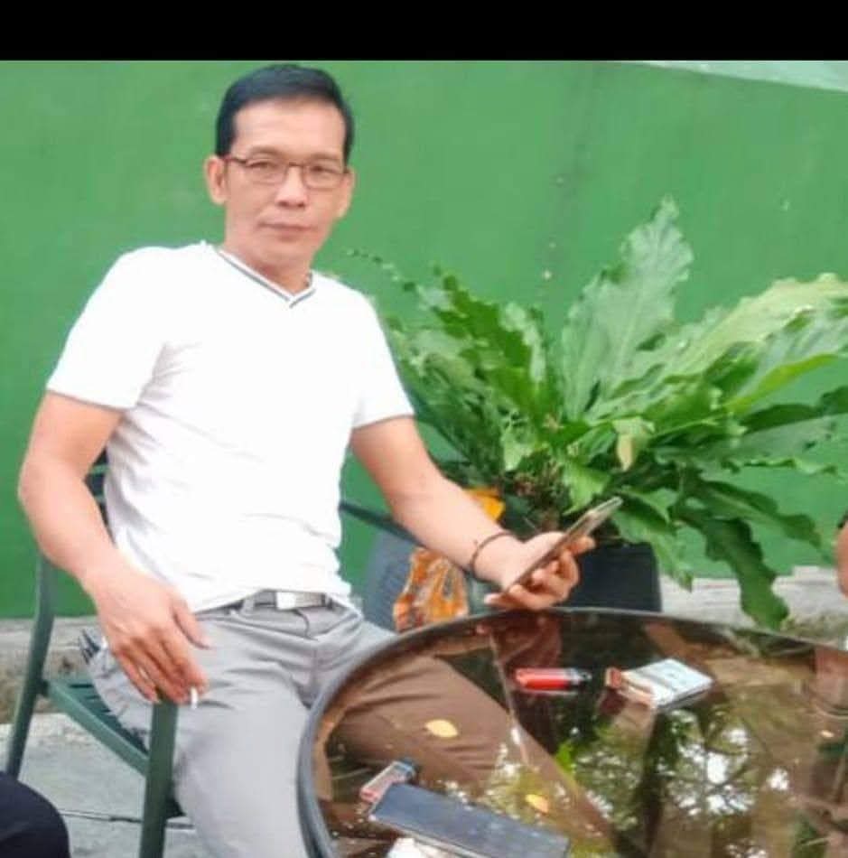 Penanggungjawab aksi unjuk rasa/demonstrasi, Yehezkiel Pomen terkait kasus dugaan Pemalsuan Surat Pernyataan Penguasaan Tanah (SPPT) di Simpang Raya kecamatan Barong Tongkok yang dituduh dilakukan tersangka ET. Minggu (15-12-2024)