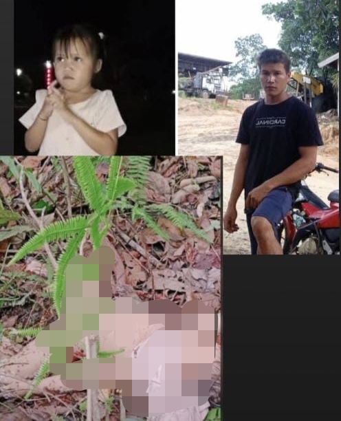 Korban,dugaan pencabulan bocah perempuan, Ailen alias Endut (4) di kampung Intu Lingau kecamatan Nyuatan kabupaten Kutai Barat (Kubar), Kamis (30/1/2025)