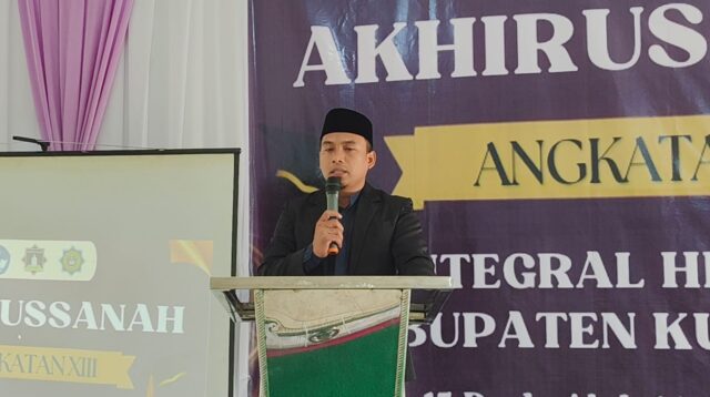 Kepala SMP Integral Hidayatullah Kutai Barat, Abdan Qoribullah, S.Kom.I. Selasa (13/5/2025) Penulis: Johansyah