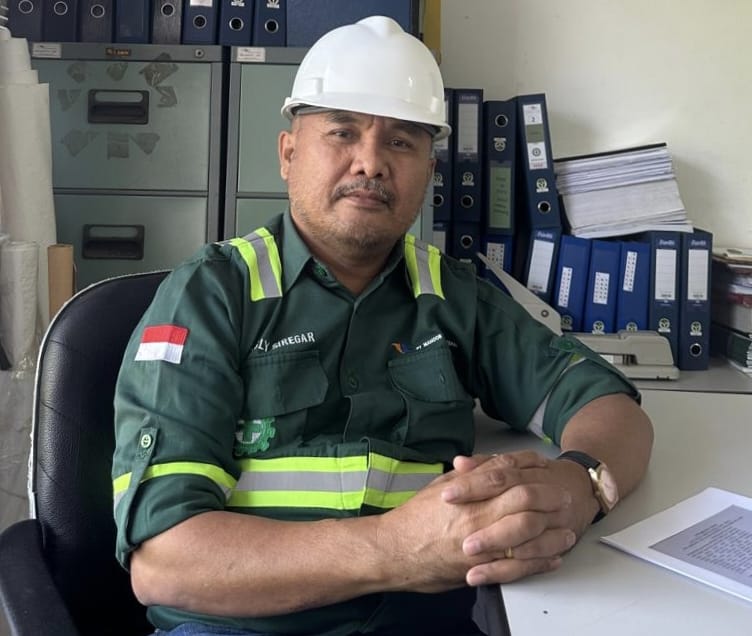 Kepala Teknik Tambang (KTT) PT MBL, Wesly Siregar, ST., MT, angkat bicara terkait tudingan perusahaan halang-halangi tim Pansus DPRD masuk area pertambangan, Penulis: Johansyah, Sabtu (5/7/2025)