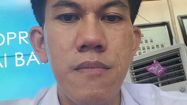 Bidang Hukum Sempeket Tonyooi-Benuaq Kalimantan Timur (STB Kaltim), Yahya Tonang Tongqing selaku perwakilan Bidkum STB Kaltim