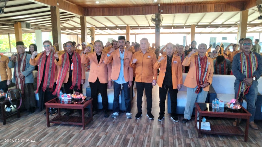 H. Aula kembali terpilih pimpin DPC Partai Hanura 2025-2030, (13/2/2026) Penulis: Johansyah