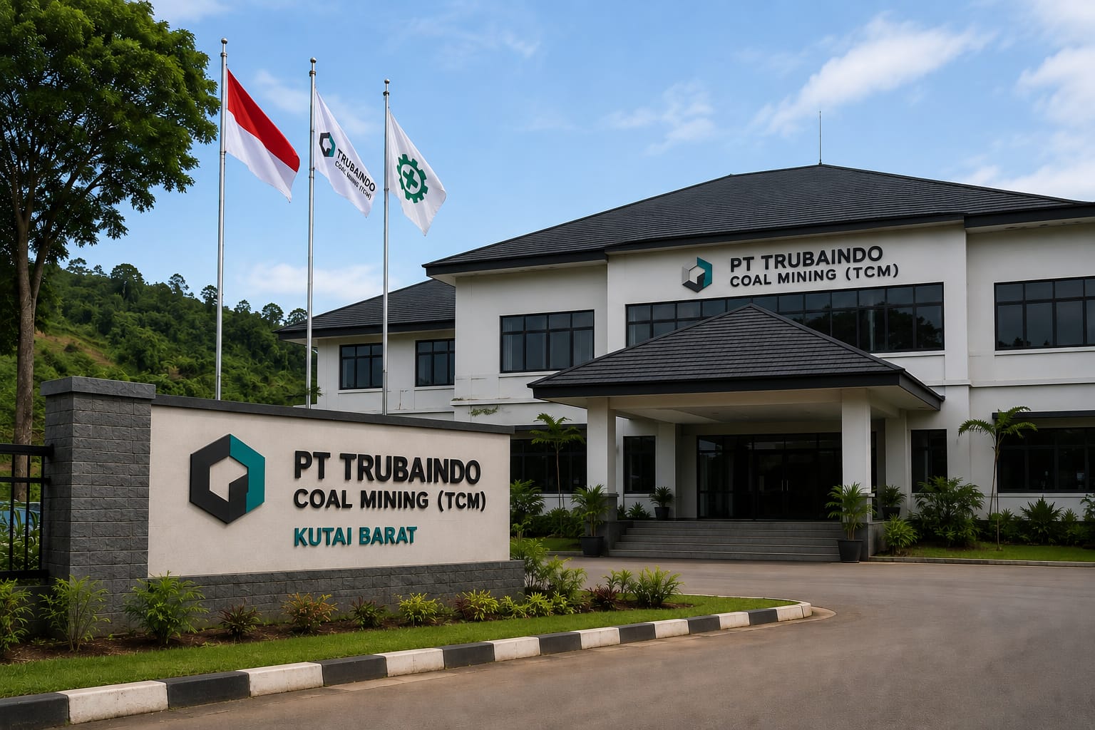 Keterangan foto: Ilustrasi kantor PT Trubaindo Coal Mining (TCM) Kutai Barat