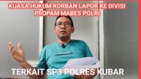 Kuasa hukum keluarga korban, Aderahatta Tarigan, S.H., meminta penyidik memberikan penjelasan secara terbuka terkait sejumlah hal yang dinilai belum jelas kepada keluarga korban dan masyarakat.