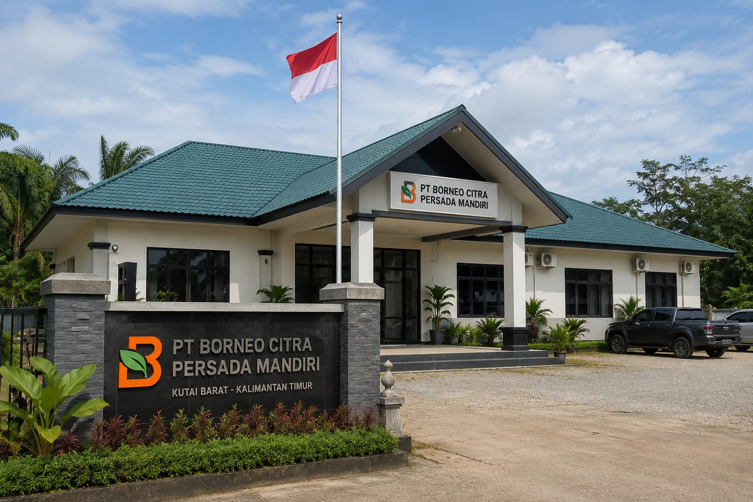 Gambar Ilustrasi: Pabrik Kelapa Sawit (PKS) PT Borneo Citra Persada Mandiri (BCPM). Pihak BCPM membantah tuduhan pencemaran sungai di Bentian Besar dan menegaskan bahwa pengelolaan limbah pabrik telah sesuai dengan SOP dan aturan lingkungan yang berlaku.
